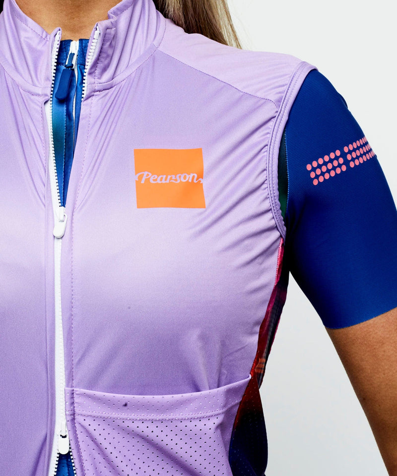 Over the Top - Unisex Packable Windproof Gilet Ultra Violet