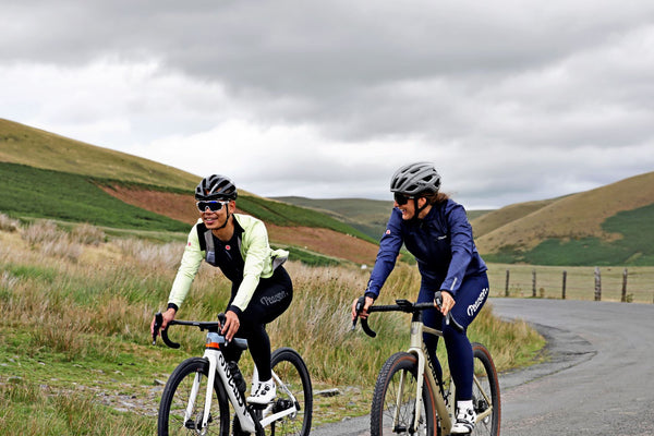 mental health day - Two cyclist cycling in wales 