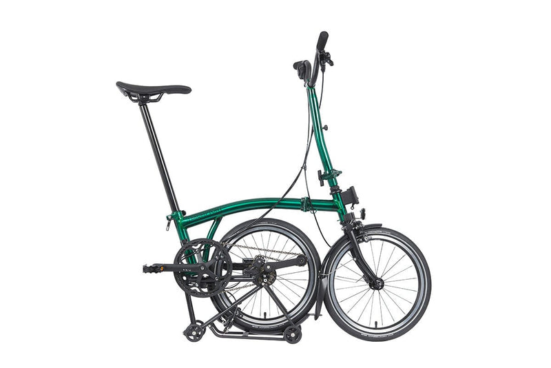 Brompton - P Line Urban Emerald Lacquer Folding Commuter Bike