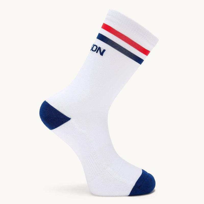 On Your Toes - Daily Socks RedWhiteBlue