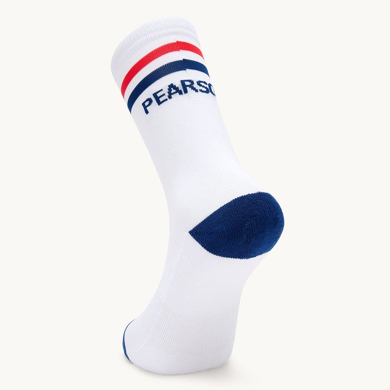 On Your Toes - Daily Socks RedWhiteBlue